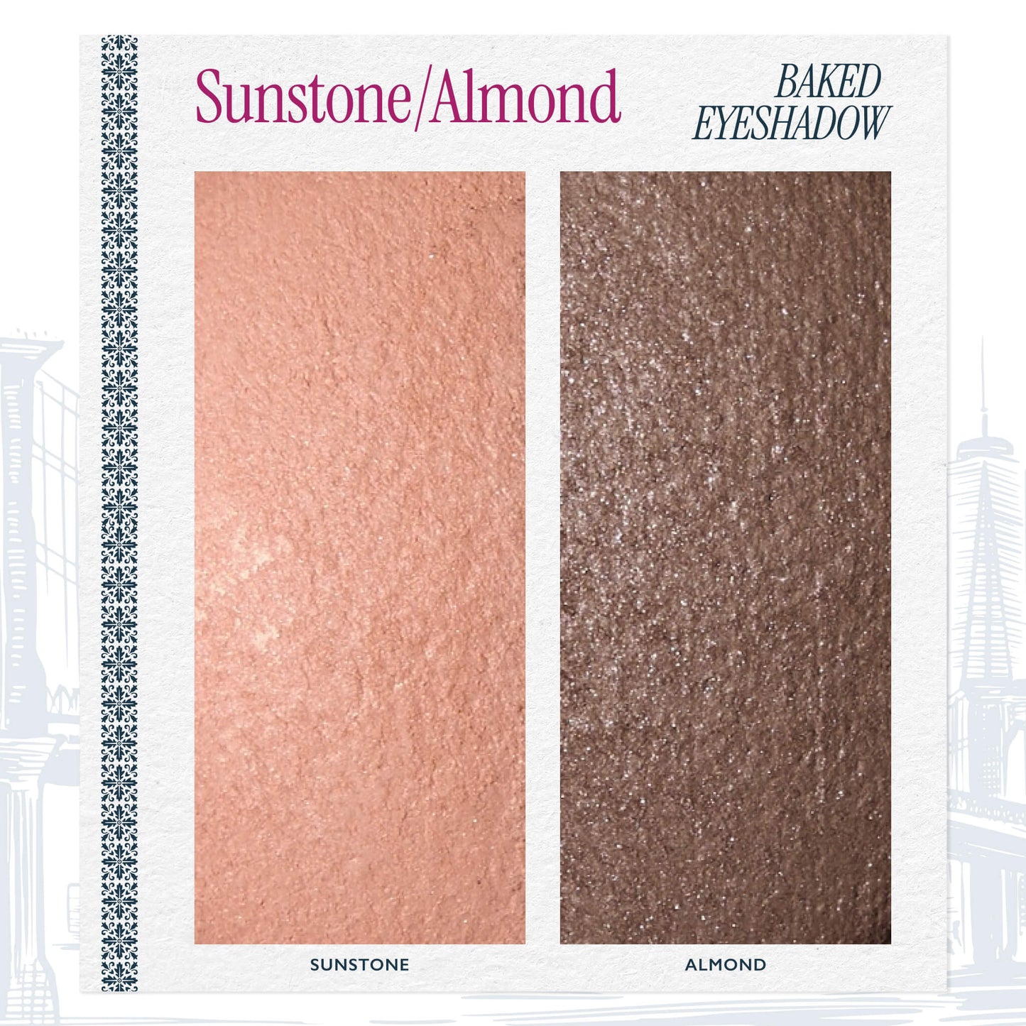 Baked Eyeshadow, Sunstone/Almond